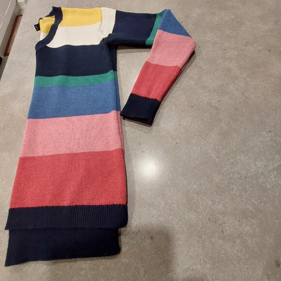 CHAPS Women's V-Neckline Long Sleeves Multi-Stripes Sweater - Size XS/TP - Picture 5 of 11